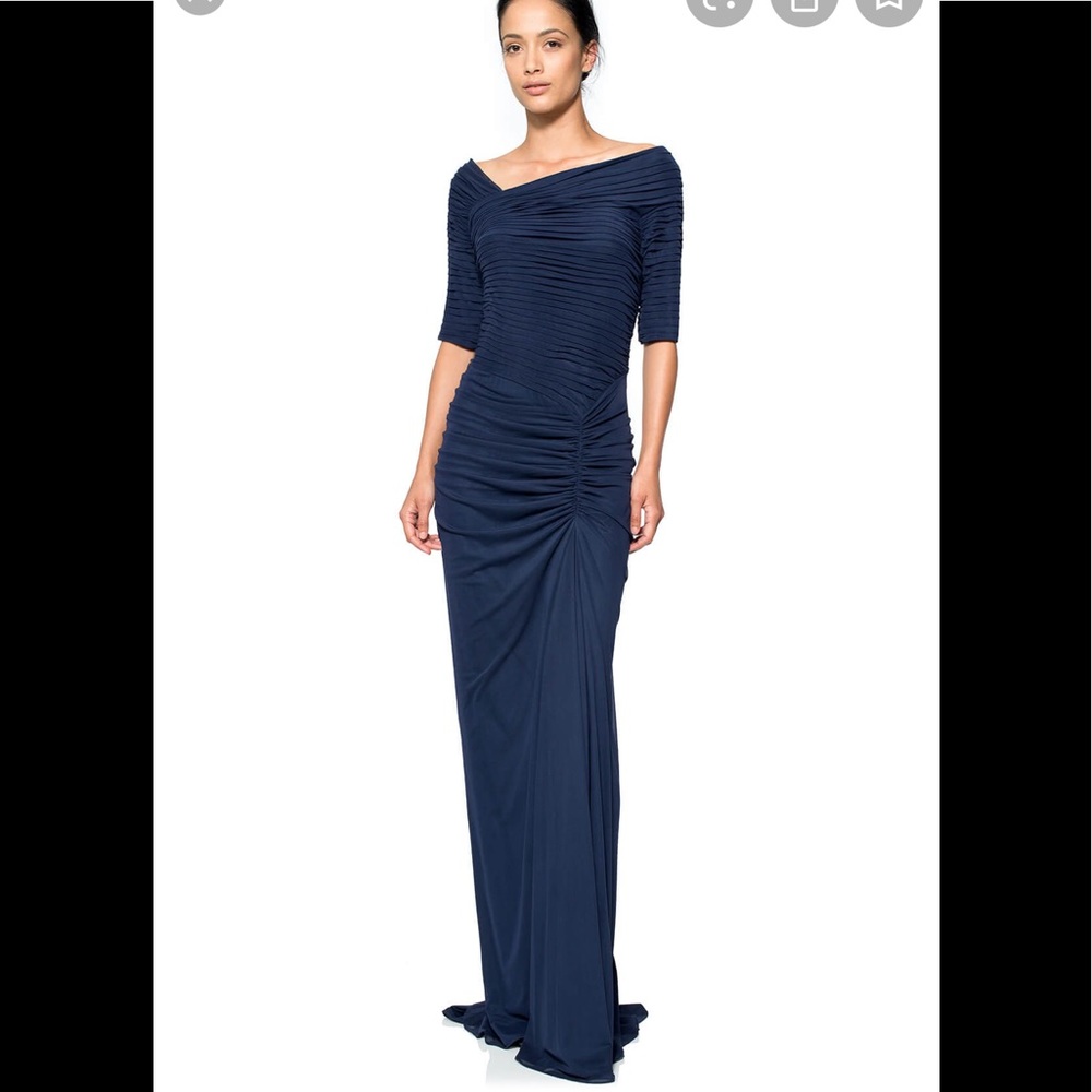 Tadashi shoji ROUCHED GOWN!!!